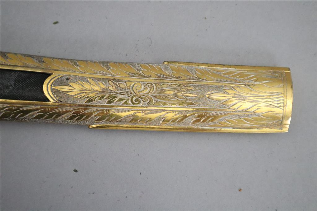 A Victorian 15th King Hussars Levy sword, by Prosser, overall length 36.5in.
